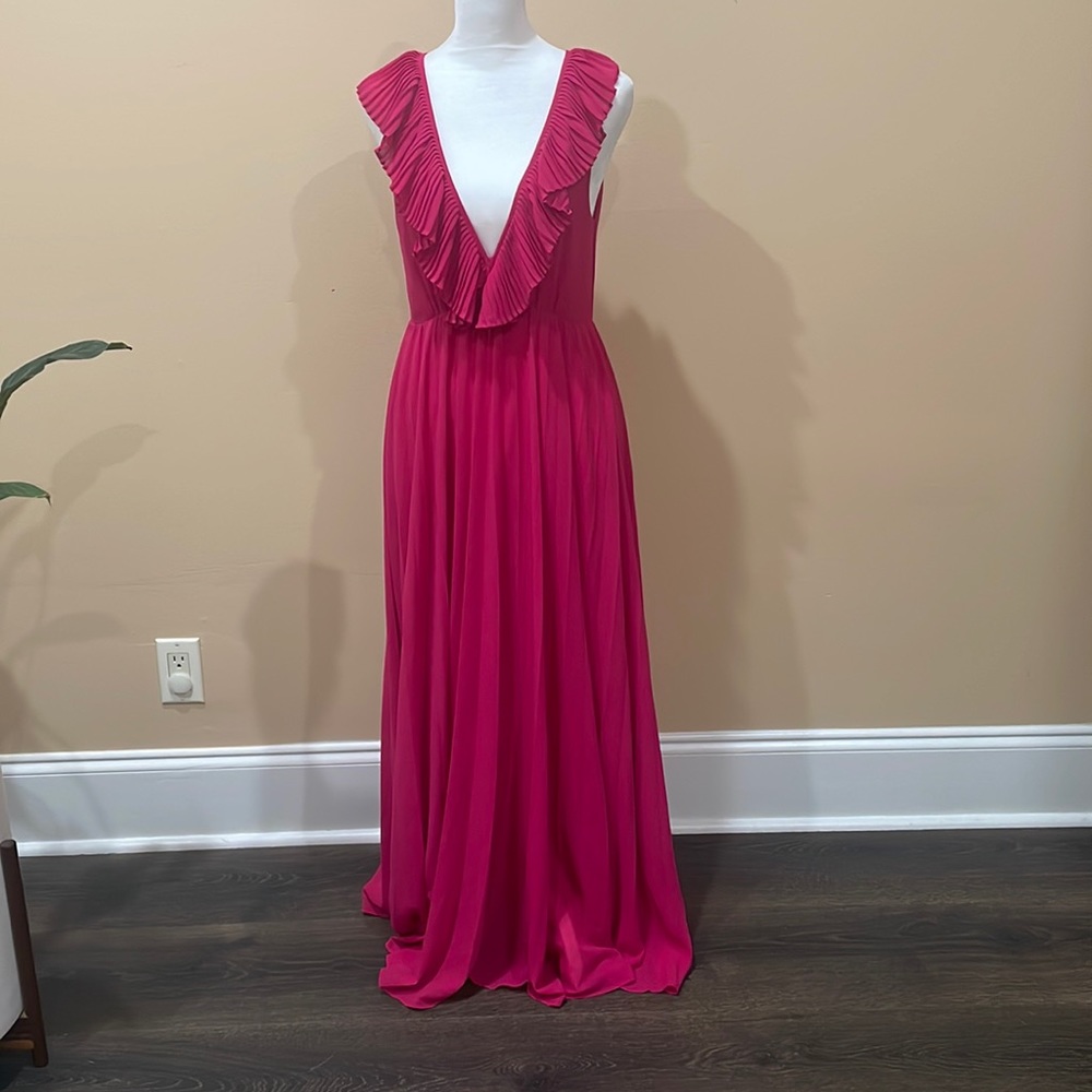 Zara pink flowing light weight dress size USA x small
